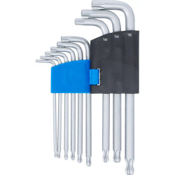 Sada zahnutých kľúčov T-profil (Torx) T10-T50, 9-dielna Sada zahnutých kľúčov T-profil (Torx) T10-T50, 9-dielna